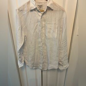 Abercrombie and Fitch 100 % linen men’s shirt small